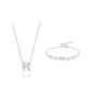 Necklace and Bracelet Clothing Sets[Sterling Silver 999]