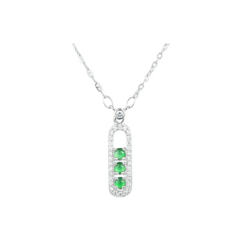 PEARL QUEEN Glutinous Jade Jadeite Necklaces Women's-0