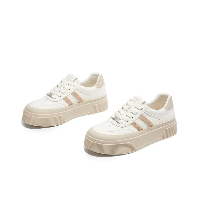 KEKAFU Anti-Slip And Wear-Resistant Height Increasing Low-Top Casual Shoes Women's-11