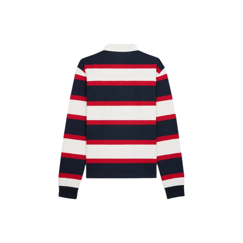 CELINE Blason Rugby Polo Shirt In Striped Jersey-1