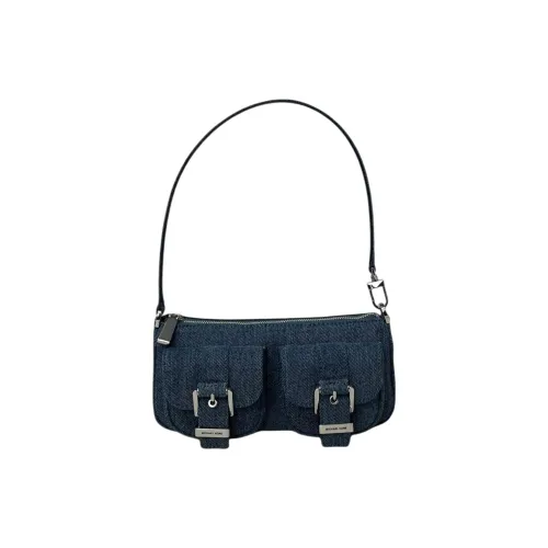 MICHAEL KORS Denim Shoulder Bag Small Size Women's Dark Blue