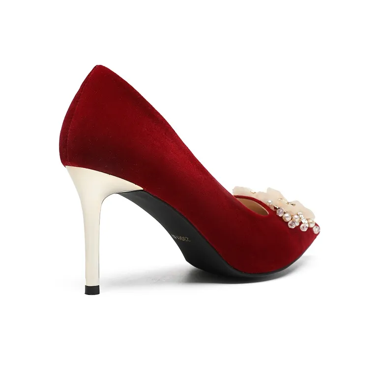 ZHR Slim Heel High Heels 8cm Women's-14