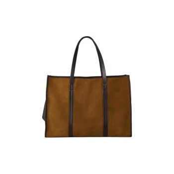 Sandro Suede Tote Bag