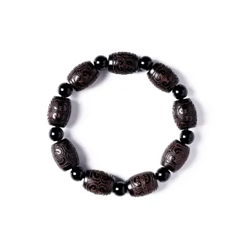The Years Are Quiet Ebony Wooden Bracelets Unisex