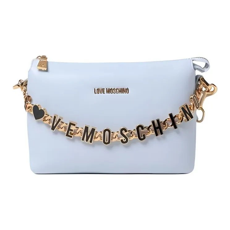 LOVE MOSCHINO Logo chain Cross Body Bag-3