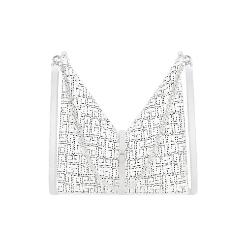 GIVENCHY Cut-out Cow Leather Shoulder Bag Crossbody Bag Mini Women's Ivory