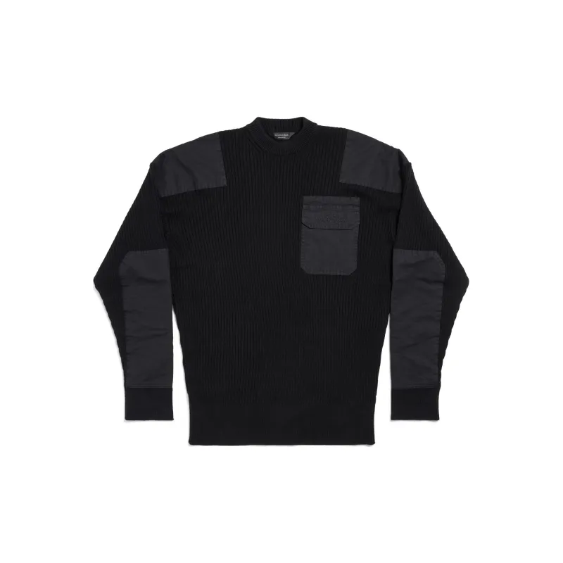 Balenciaga Knitwear Loose Fit Style Men's Black-1