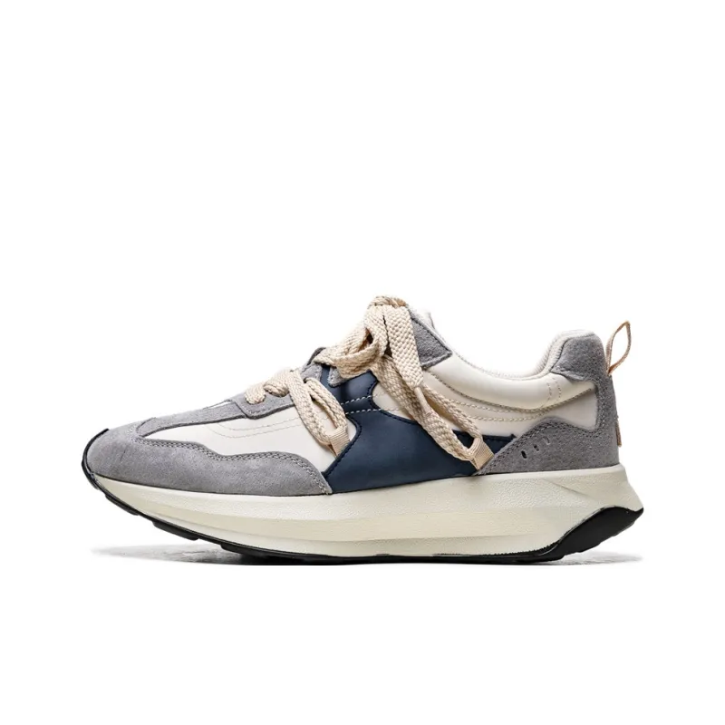 JEANSWEST American Fashion Commute Comfortable Versatile With Design Sensation Low Top Casual Shoes Beige-1