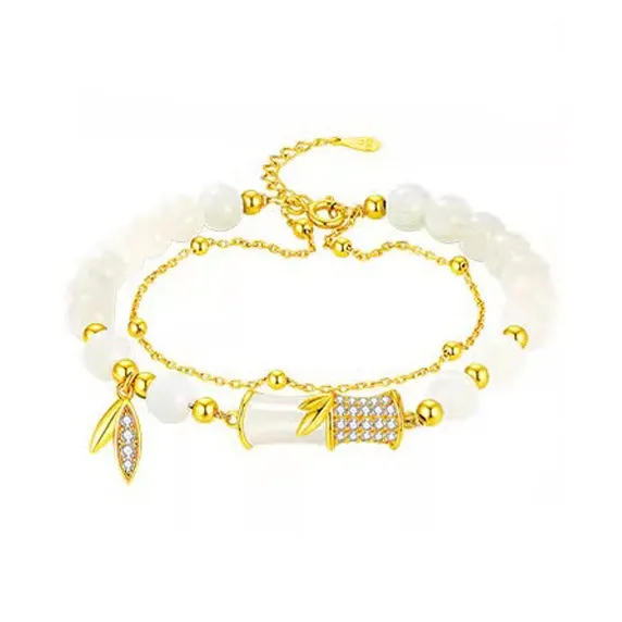 Zheng Baifu Hetian Jade Bracelets White Jade/Pale Greenish White Jade Women's-0