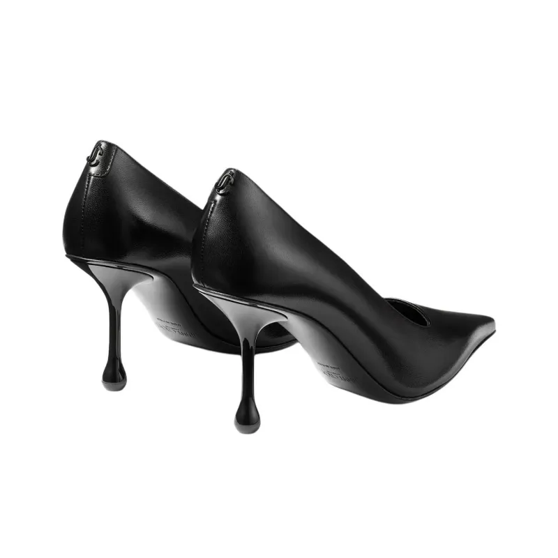 Jimmy Choo Ixia 80 Slim Heel High Heels 8cm Women's Black-3