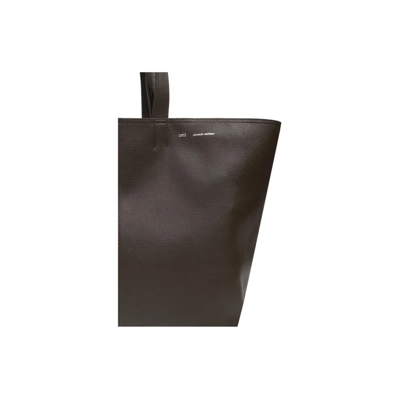 AMIPARIS Cow Leather Tote Bag, Shopping Bag, Shoulder Bag Women's Brown-4