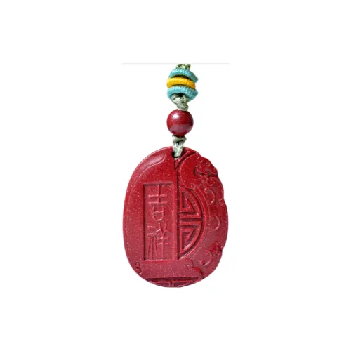 HUWEI Cinnabar Necklaces Unisex