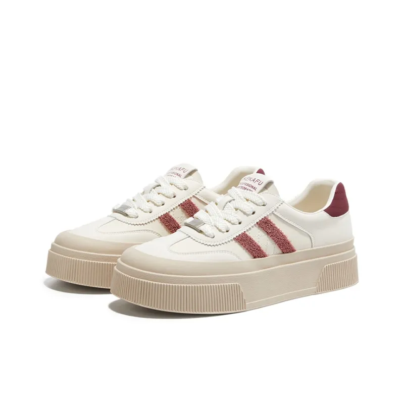KEKAFU Anti-Slip And Wear-Resistant Height Increasing Low-Top Casual Shoes Women's-2