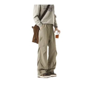 PAINT STAIN Casual Pants Unisex Lime Gray Classic Tone