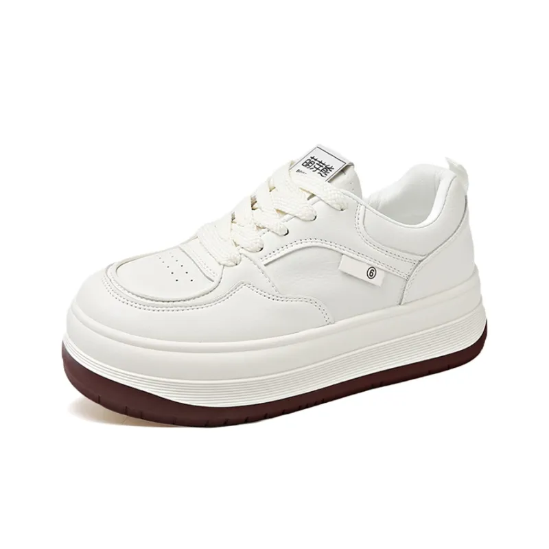 Budding Bear Slip Resistant, Abrasion Resistant, Lightweight, Height Increasing Low Top Skateboard Shoes Women's-1