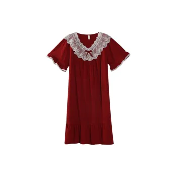 Jovini Nightgown Women's Gift Box Set Red