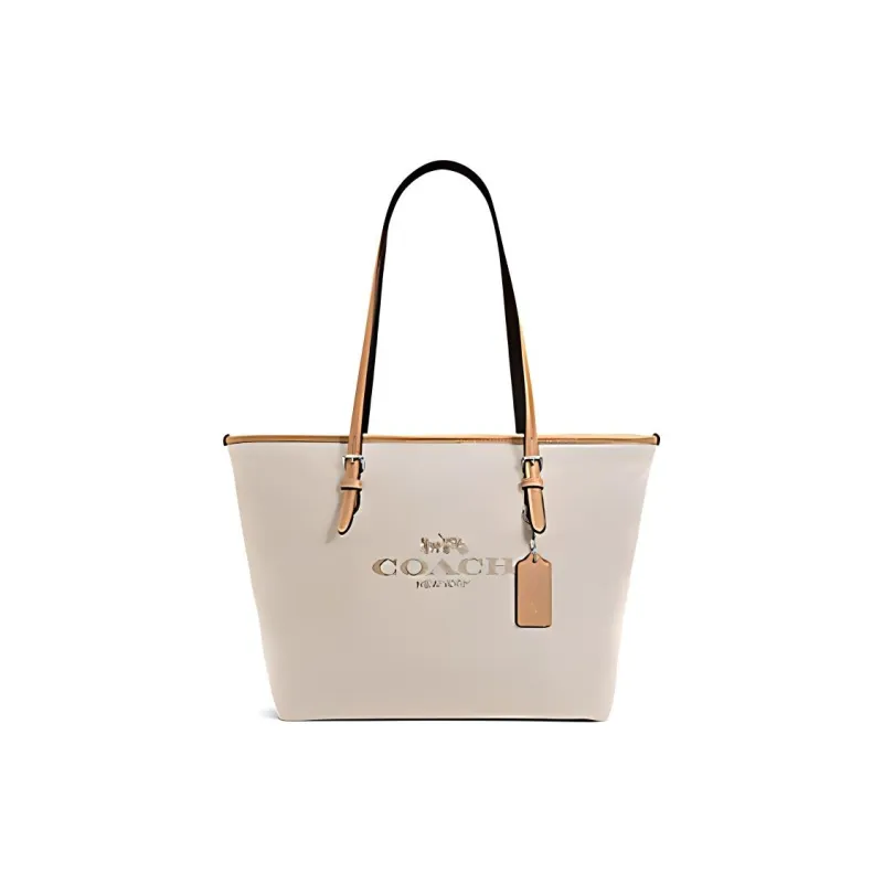 COACH Zip Top Tote Handbags-0