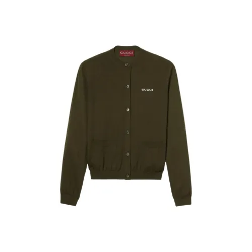 GUCCI SS25 Cashmere Sweater Women's Green