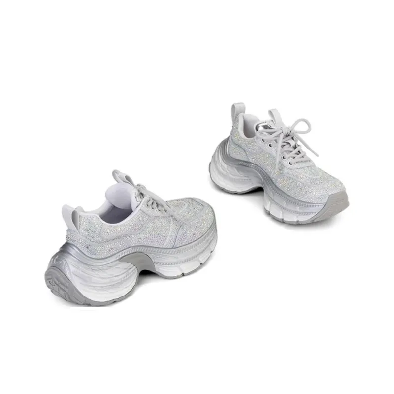 JESSICA SOPHIA Anti-Slip Wear-Resistant Low-Top Chunky Sneakers Women's-6