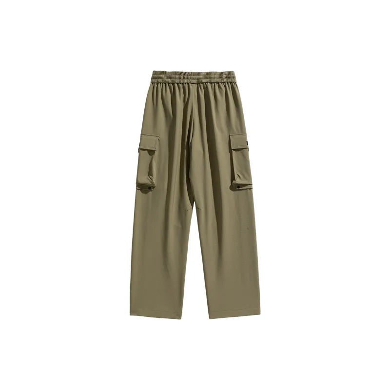 GY.VG Cargo Pants Unisex Brick Red-17