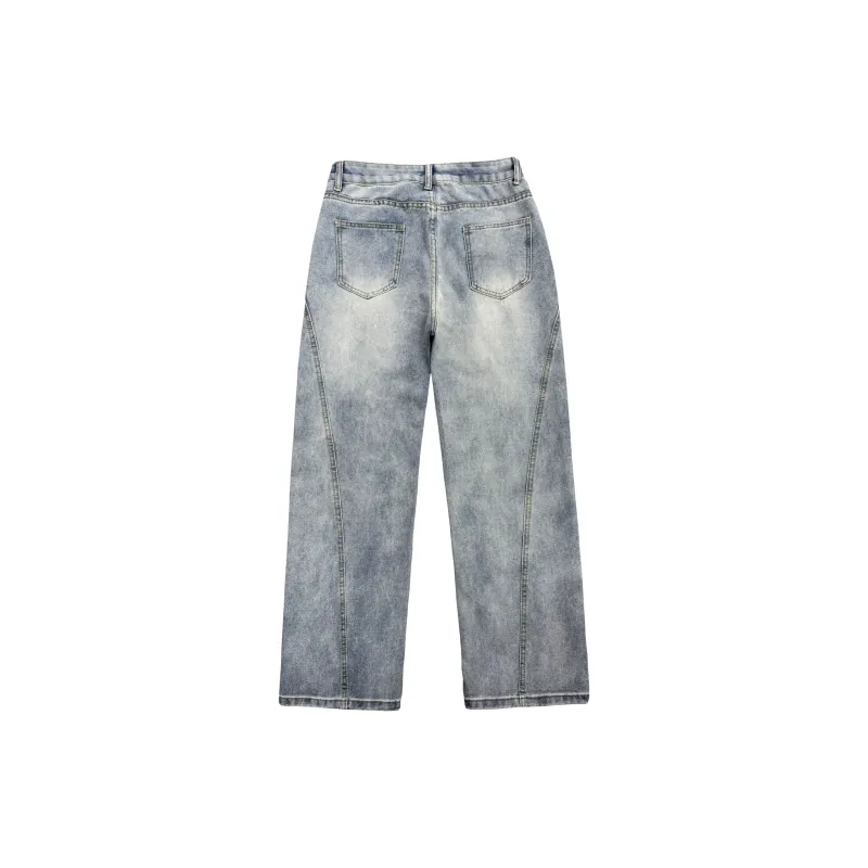 ELCORO Jeans Unisex Vintage Blue-1
