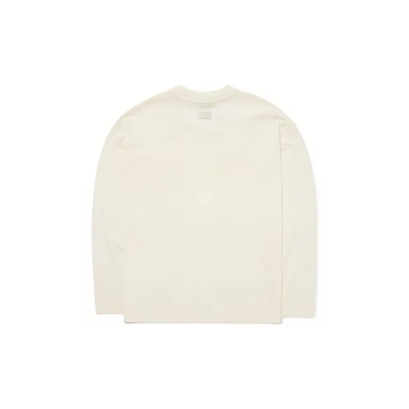MLB Base Logo T Shirts Unisex Cream-1