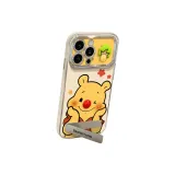 Electroplated Full-View Window-Silver[Cheek-Support Bear+Doll+Stands]
