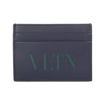 Valentino Valentino Luggage Collection Leather Card Holder Regular Men's Blue