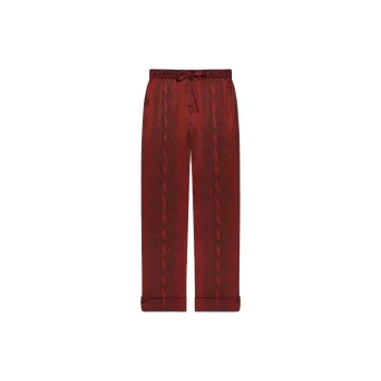 Givenchy SS25 Pajama Pants Men's Deep Red