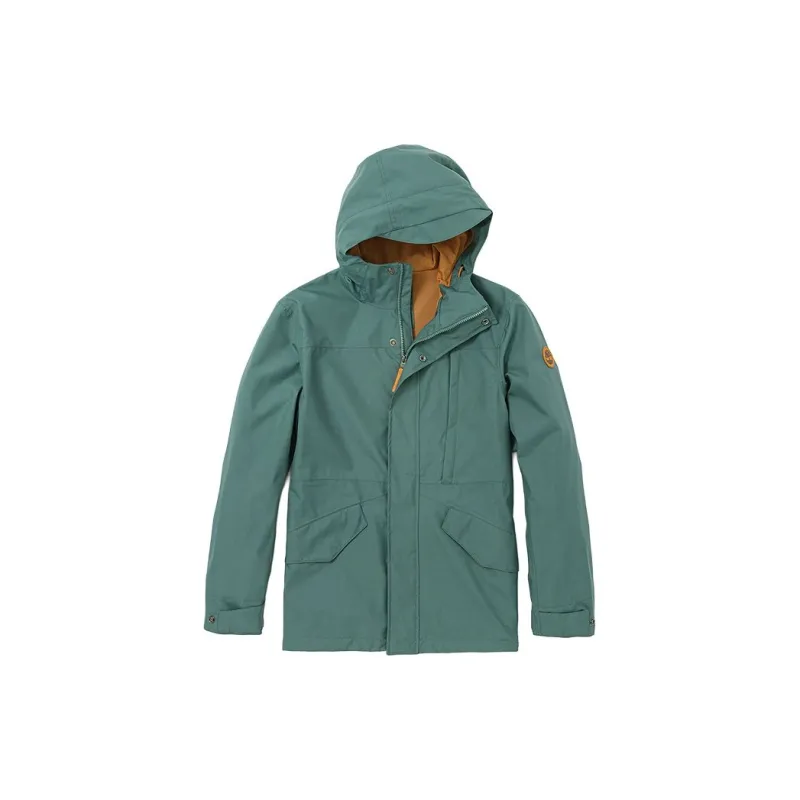 Timberland Water-Resistant Windproof Breathable Rainproof Windbreaker Jacket Men's Amber Green-0