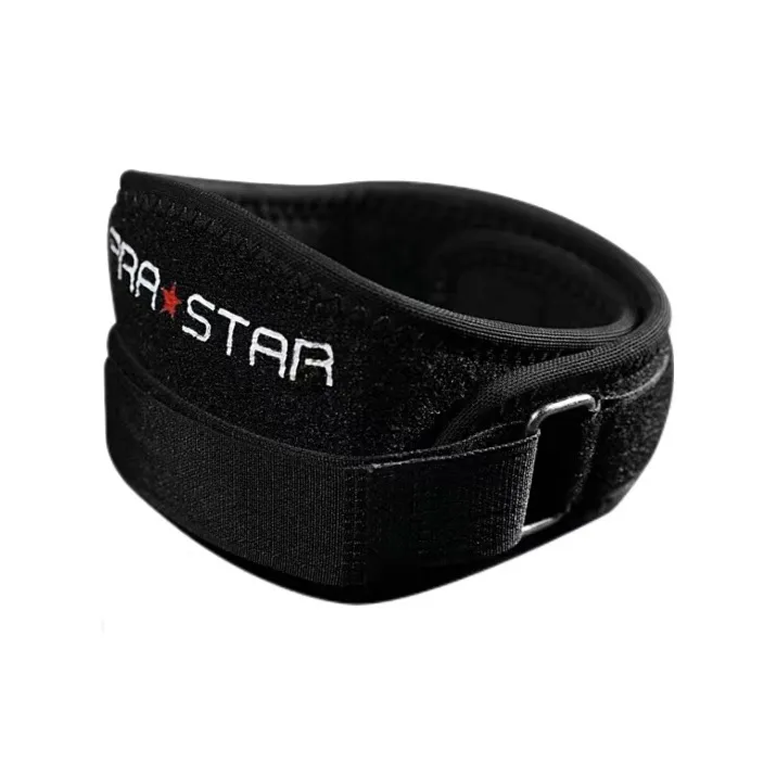 LARA STAR Running Mountaineering Cycling Hiking Patella Bands Black Polyamide Neoprene Unisex Comprehensive Protective-2