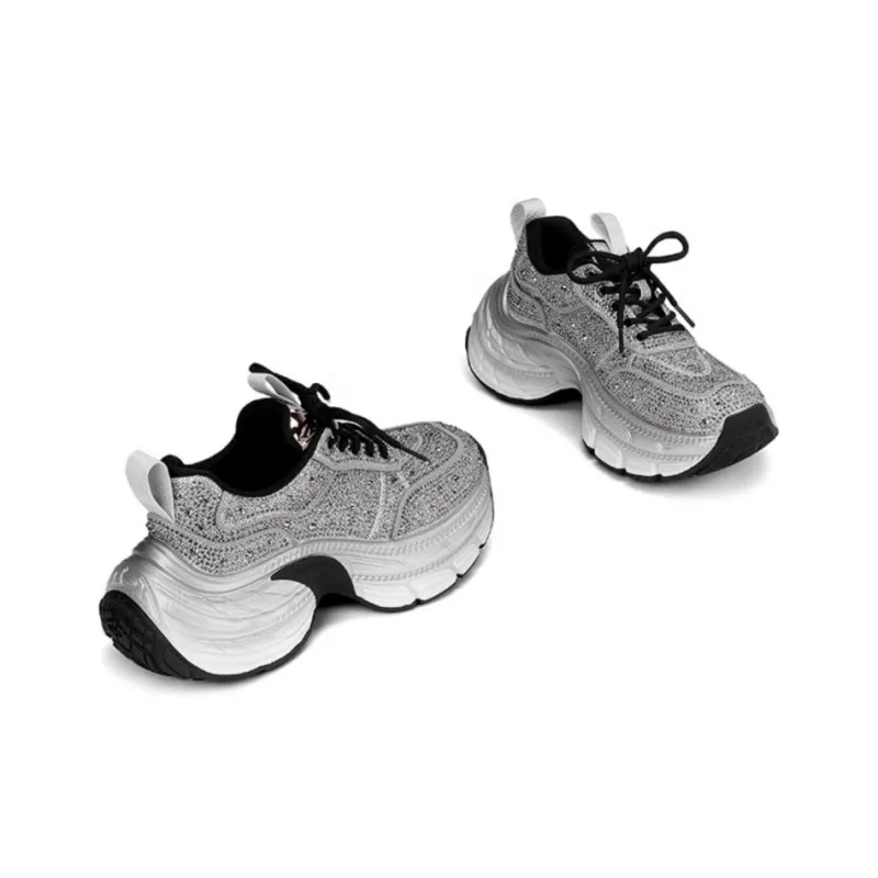 JESSICA SOPHIA Anti-Slip Wear-Resistant Low-Top Chunky Sneakers Women's-2