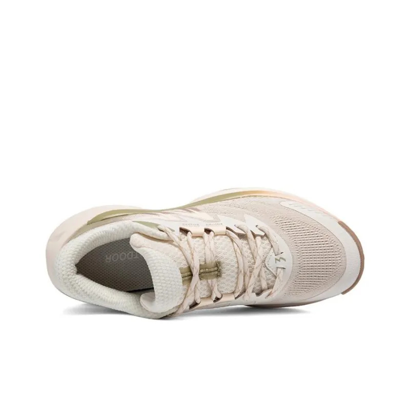 361° Durable Lightweight Cushioning Low-Top Outdoor Shoes Women's Beige Green-4