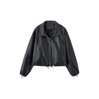 Yi Mengyuan Leather Jacket Women's