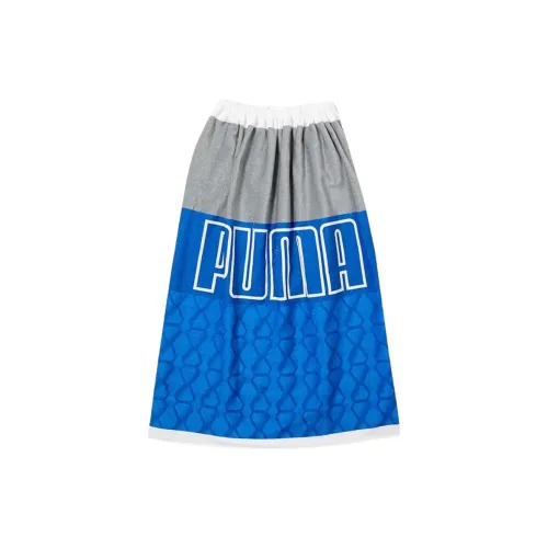 PUMA Bath Towel Blue Gray 120cm