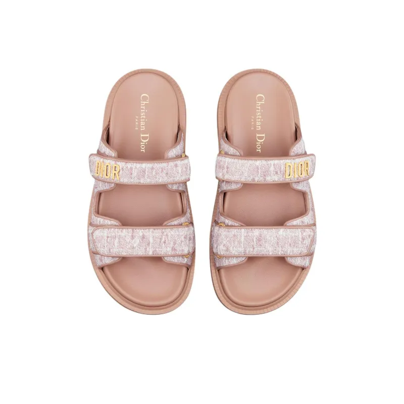 DIOR DiorAct Slide Slippers Women's Pink-3