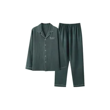 DanceBees Pajama Set Men's Dark Green