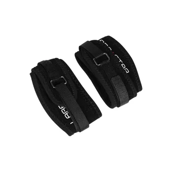LARA STAR Running Mountaineering Cycling Hiking Patella Bands Black Polyamide Neoprene Unisex Comprehensive Protective