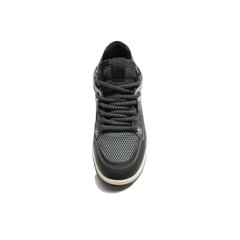 ZARA Low Top Skateboard Shoes Men's Black-2