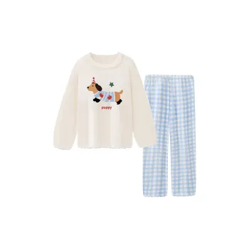 Maultiay Pajama Set Women's Apricot