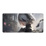 Girl with White Hair Mouse Pad[300*800]