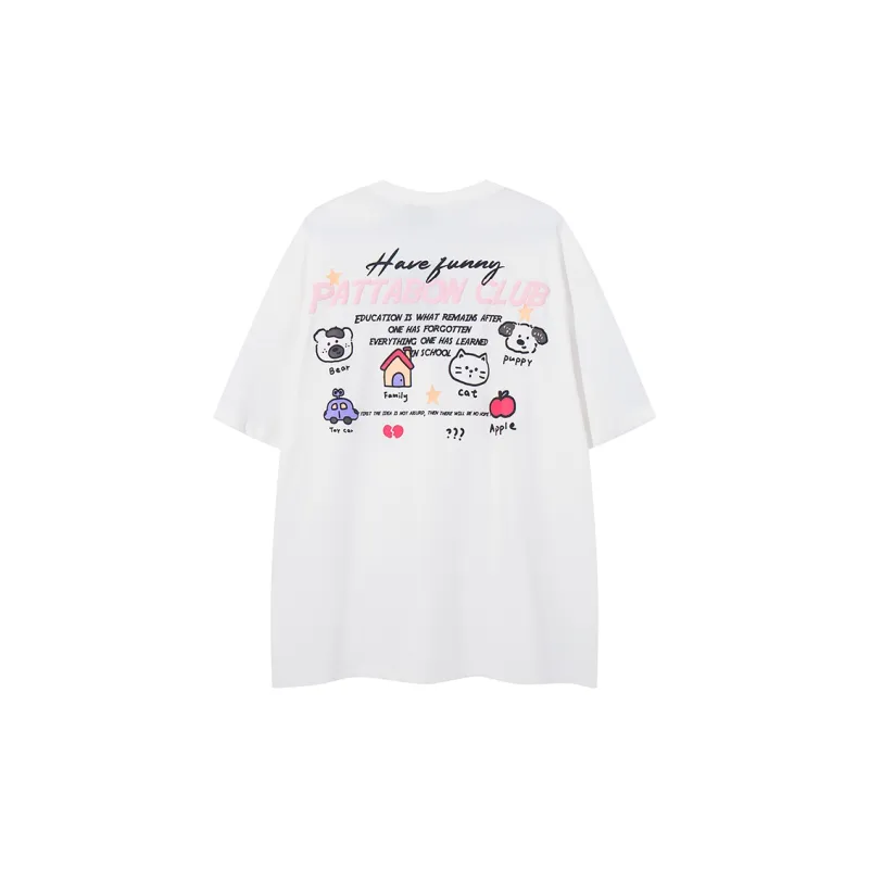 YINLEI T Shirts Unisex White-1