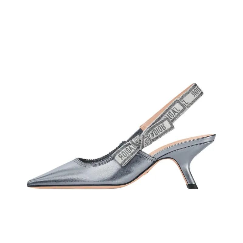 DIOR J'Adior Slim Heel High Heels 6.5cm Women's Silver-0
