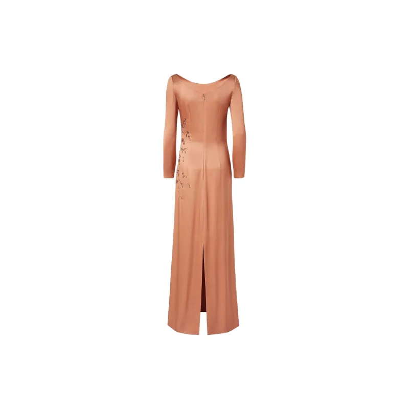 FENDI Long Sleeved Dress Women's Pink-1