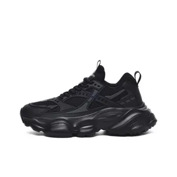 Budding Bear Low Top Chunky Sneakers Men's Black