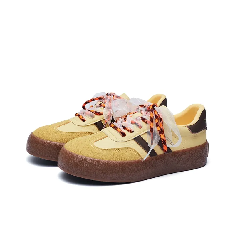 Fawn Miri Anti Slip Wear Resistant Low Top Skateboard Shoes Women's-6