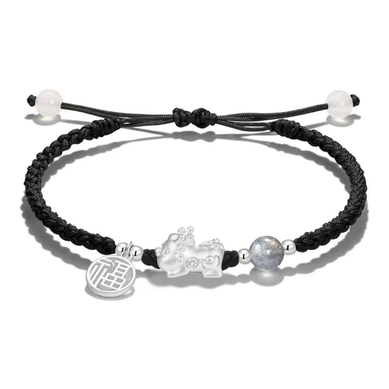 SINO GEM S999 Fine Silver Bracelets Unisex-6