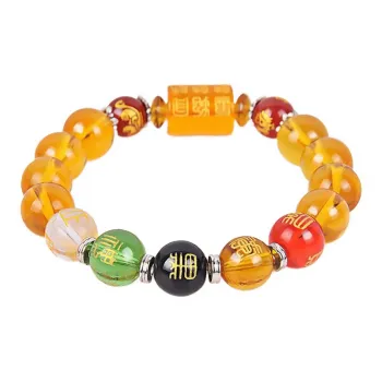 Emerald Colored Glaze Jade Bracelets Unisex