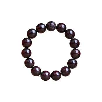 GUMUJIANG Pterocarpus Beaded Bracelet Plain Band Unisex