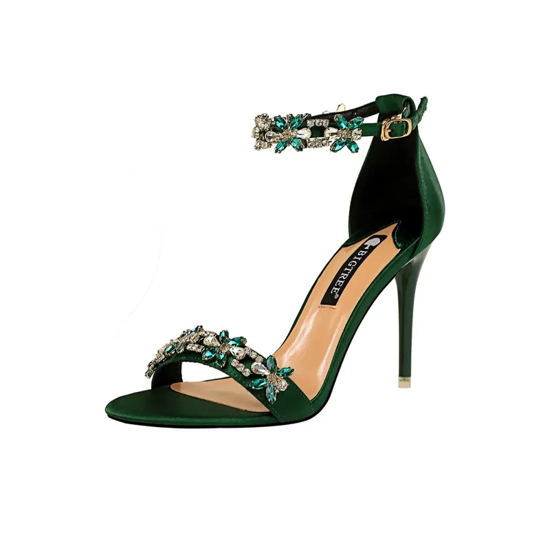 QITUMAUL One Strap Sandals Women's-4